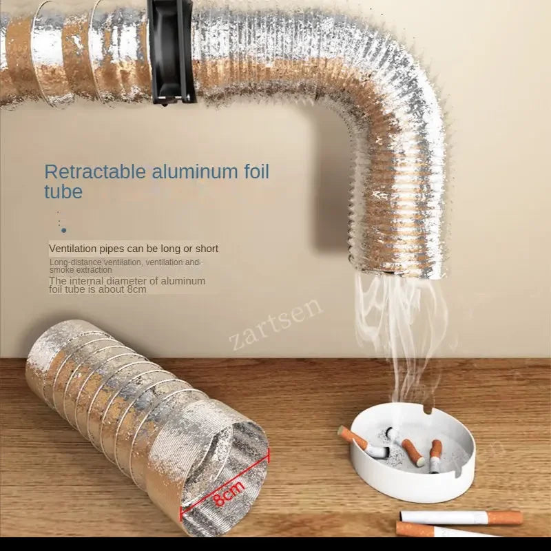 USB Adjustable Speed Solder Smoke Absorber – ESD Fume Extractor with 1M Pipe Ventilation Fan