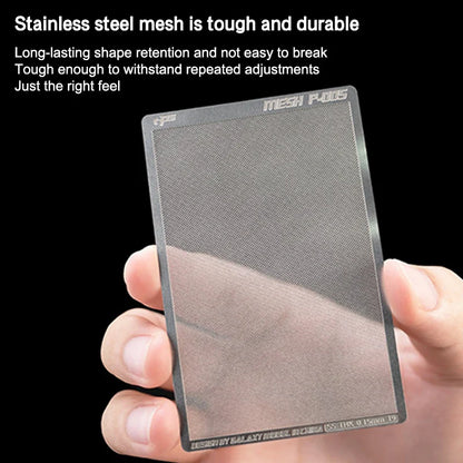 Photo-Etched Radiator Mesh Sheet – Universal Woven Round, Straight & Rhombus Pattern Model Detailing Upgrade Tool for DIY Craft & Scale Models