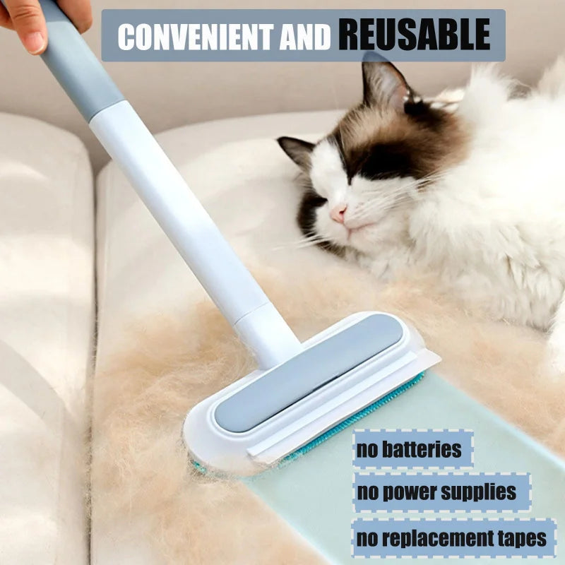 Reusable Pet Hair Remover – Washable Plush Cleaner for Dogs & Cats, Suitable for Furniture, Home & Outdoor Use
