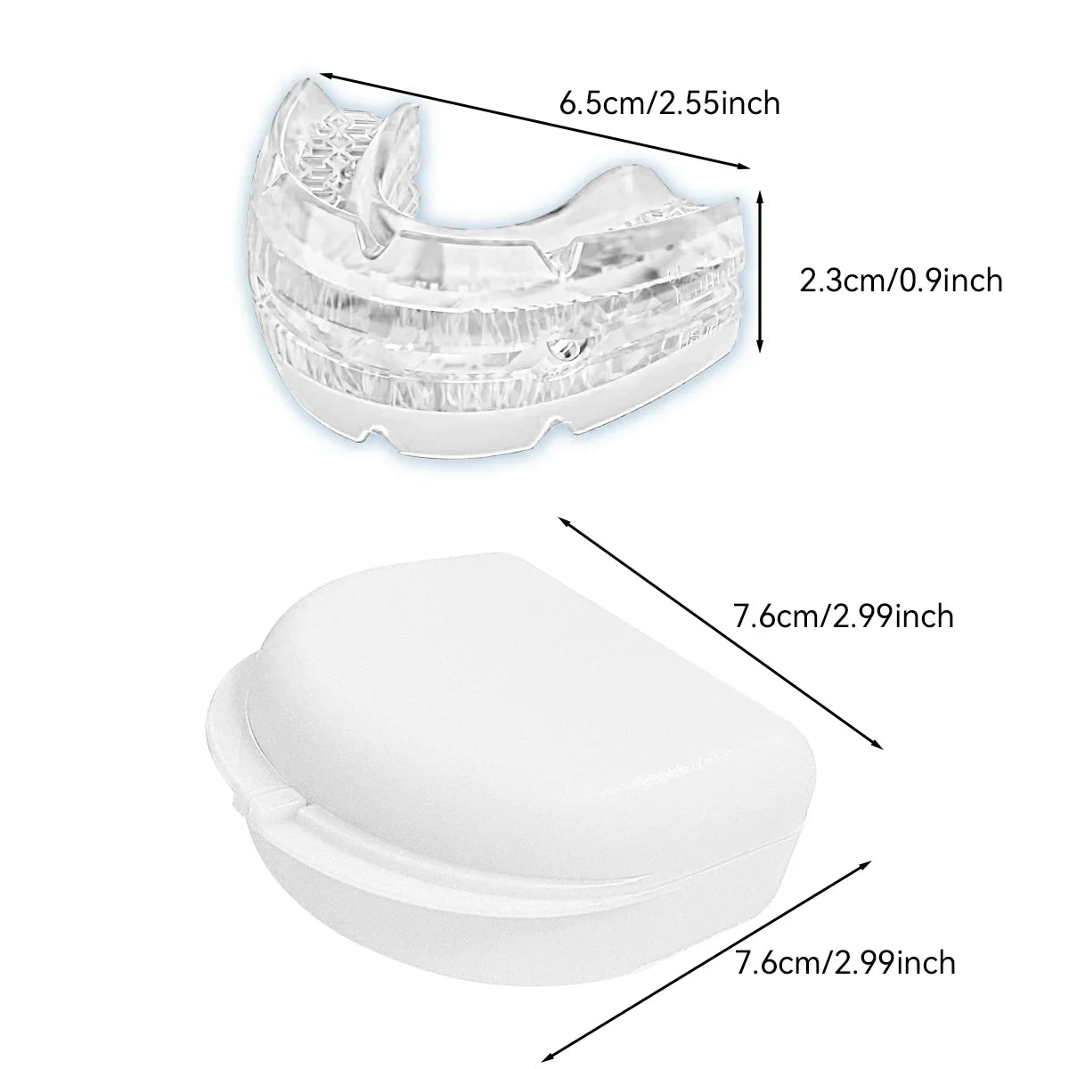 Adjustable Anti-Snoring Mouth Guard – Sleep Aid Mouthpiece for Bruxism, Anti-Apnea & Snoring Relief