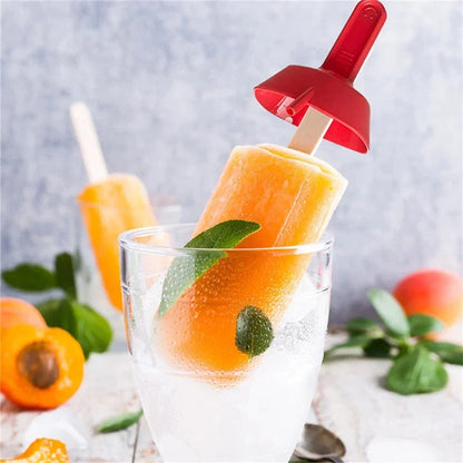 Handheld Drip-Proof Popsicle Holder (1/8PCS) – Anti-Flow Ice Cream Protector with Straw for Kids, Portable Snack Holder