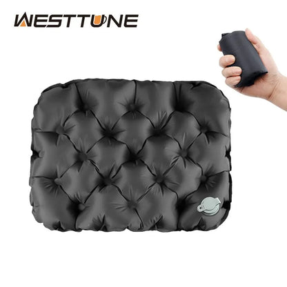 WESTTUNE Inflatable Mattress: Ultralight Seat Cushion for Outdoor Sitting - Camping Sitting Pad Air Mat for Hiking, Backpacking