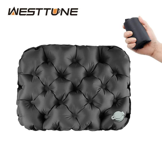 WESTTUNE Inflatable Mattress: Ultralight Seat Cushion for Outdoor Sitting - Camping Sitting Pad Air Mat for Hiking, Backpacking