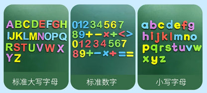 24-76pcs Magnetic Alphabet Letters — EVA Foam Refrigerator Stickers for Toddlers & Kids, Educational Spelling & Counting Toy Gift