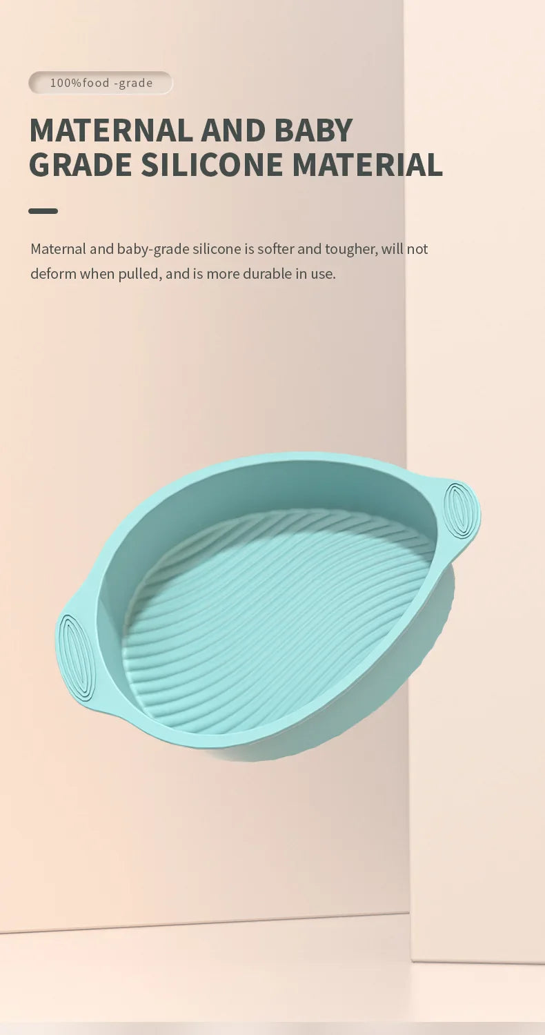 3D Silicone Cake Mold Decorating Tool for Pastry, DIY Cake Pan, Fluted Tube Pan and Airfryer Bakeware Accessories
