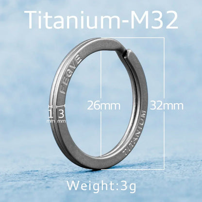 Luxury Titanium Key Ring Quickdraw — Lightweight EDC Carabiner Keychain for Men & Women