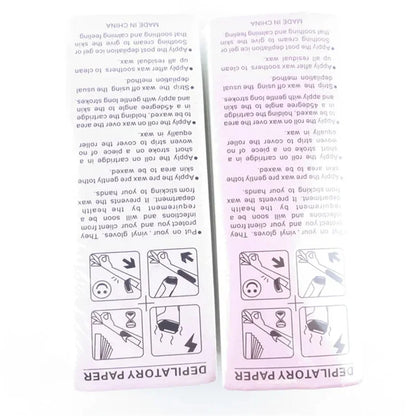 Nonwoven Hair Removal Wax Paper - 100/500/1000pcs Epilator Wax Strips for Body, Leg & Arm - High Quality
