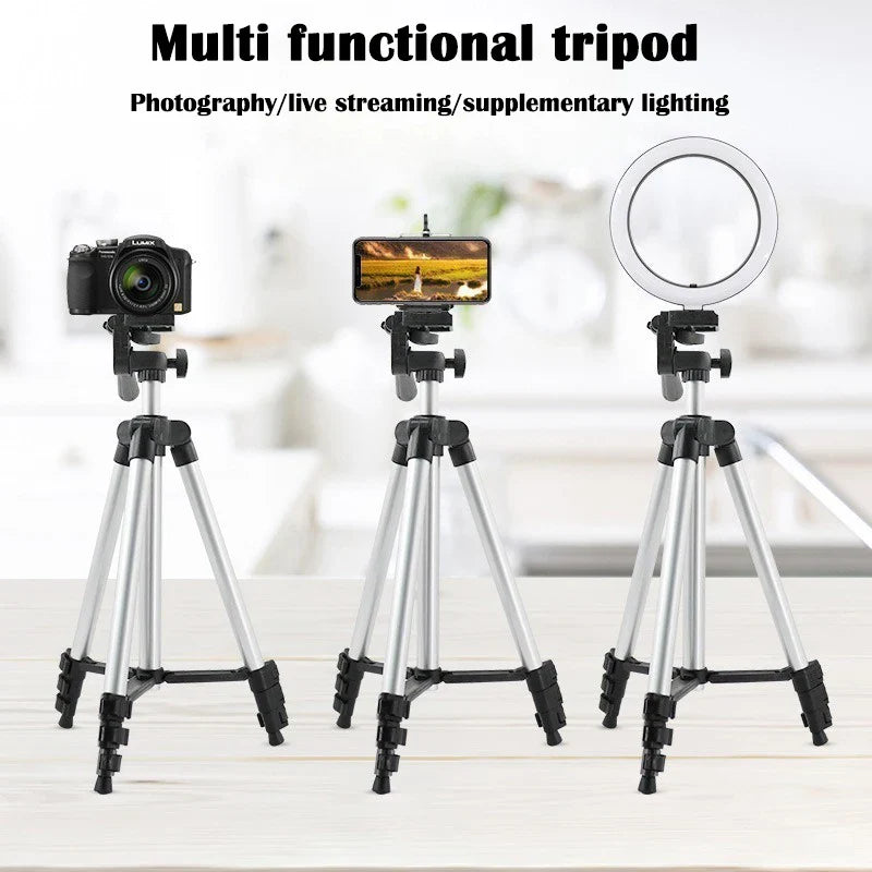 102cm Phone Tripod Stand – Universal Video & Photography Stand with Bluetooth Remote for Phones and Cameras