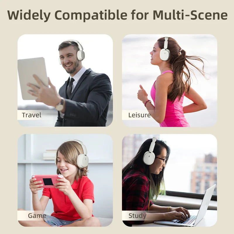 SY-T2 Bluetooth Headset – High-Quality Noise Reduction Wireless Headphones with Microphone for Gamers