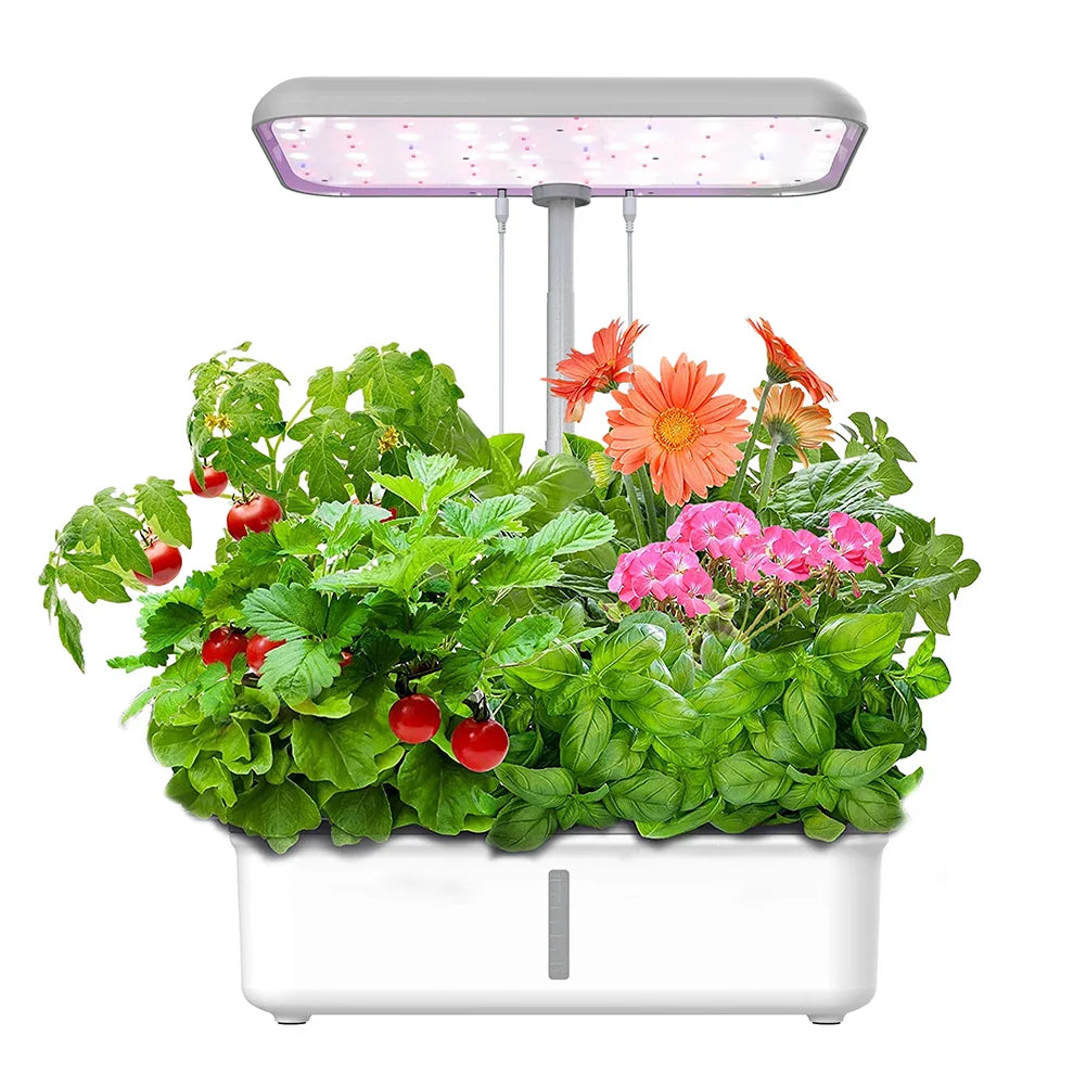 Tuya WiFi Hydroponics System – LED Smart Soilless Indoor Planting Machine with Self-Watering Planter for Home Gardening