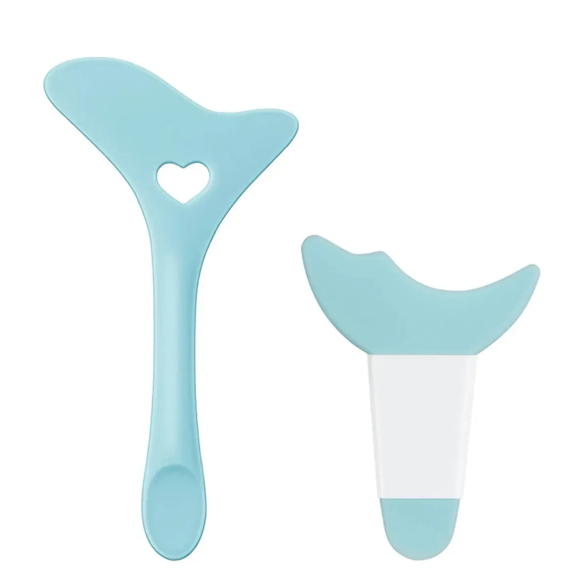 Multi-Functional Eyeliner Stencil - Wing Tips & Lipstick Aid, Reusable Silicone Makeup Tools