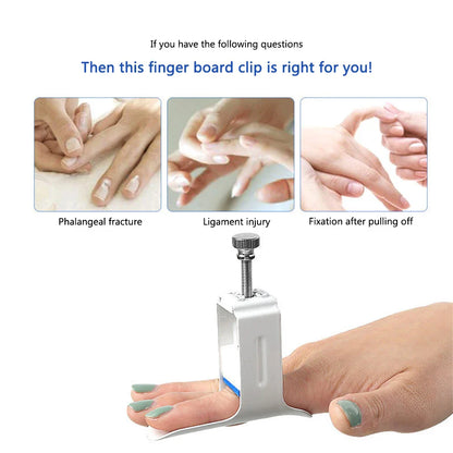 Finger Straightener Splint — Joint Support Brace & Medical Finger Rehabilitation Holder for Arthritis & Injury