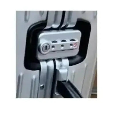 VESOCOVO Aluminum Trolley Suitcase — 20", 26", 30" Large Rolling Luggage Bag with Wheels