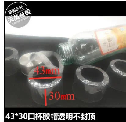 100PCS Wine Bottle Heat Shrink Capsules – Shrink Film Caps for Straight Mouth Bottles Wine Sealing Wrap