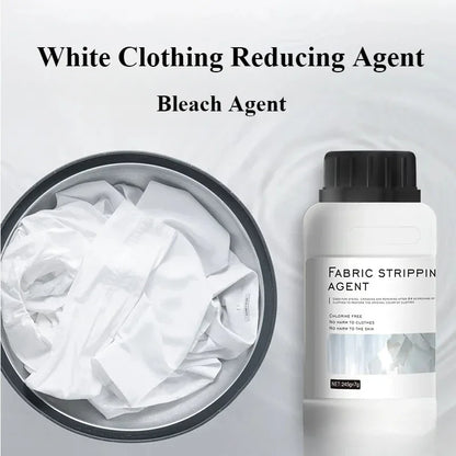 110-250g White Clothes Oxygen Bleach — Laundry Stain Remover, Oil Stain Cleaner & Whitening Detergent for Clothing