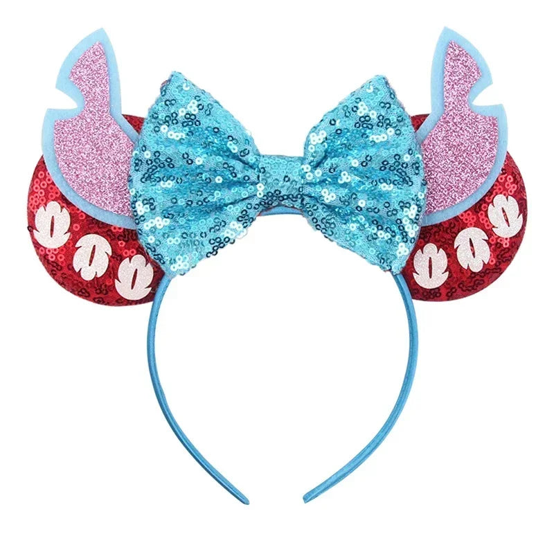 Toy Story Character Headbands - Sequin Bow, Woody, Buzz Lightyear & Alien Hair Accessories for Girls