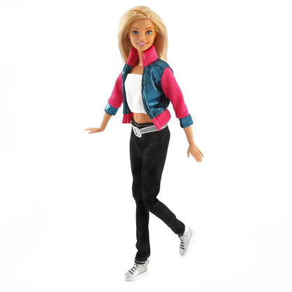 Fashion Doll Clothes for Barbie – Casual Dress, Pants & Trousers Outfit Accessories for Girls Gift Toy