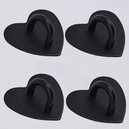 Kawaii Metal Heart Phone Charm — Adhesive Holder, Finger Ring Stand, Case Hook & Buckle Accessory with String