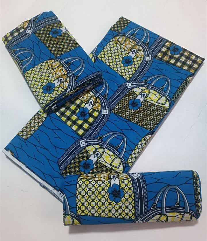 High Quality African Wax Print Fabric - 100% Cotton Soft Ankara Real Wax Fashion Material