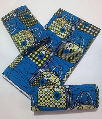 High Quality African Wax Print Fabric - 100% Cotton Soft Ankara Real Wax Fashion Material