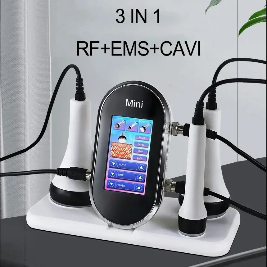 40K Ultrasonic Cavitation Machine – Body Slimming & Facial Lifting RF Beauty Massager for Weight Loss