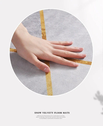 Nordic Modern Long Corridor Rug – Durable Washable Carpet Runner for Hallway, Stairway & Home