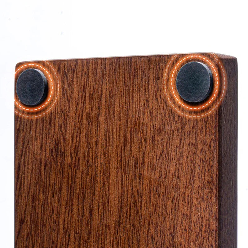 51/53/54/58mm Wood Coffee Tamper Station – Portafilter & Filter Screen Holder Stand for Espresso Barista Tools