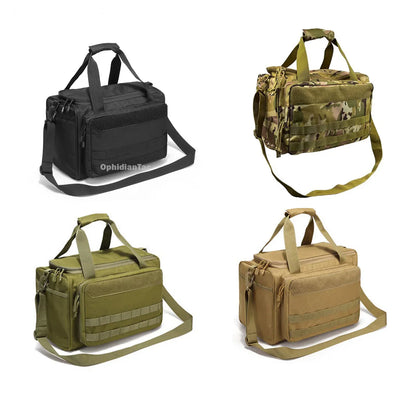 Range Bag – Outdoor Hunting & Shooting Training Molle Gun Bag, Large Capacity Handbag for Climbing, Hiking & Camping