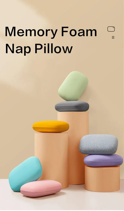 Multifunction Memory Foam Neck Pillow – Slow Rebound Soft Travel Pillow for Sleeping, Cervical Support & Massage