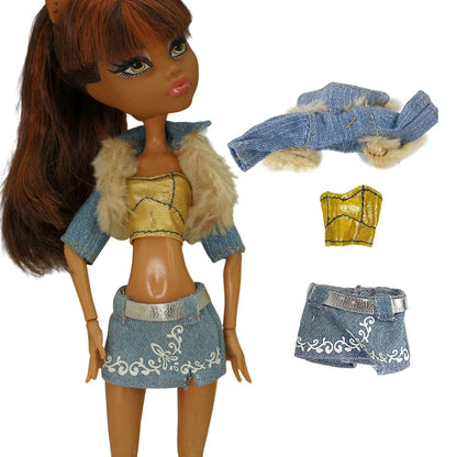 11-Inch Doll Clothes for 1/6 Dolls – Casual Dress & Fashion Outfits for 27 CM Girls' Dolls, DIY Toy Clothing