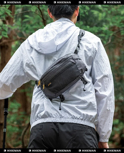 HIKEMAN Waterproof Outdoor Hiking Chest Bag – Large Capacity Crossbody Pack for Cycling, Camping & Travel