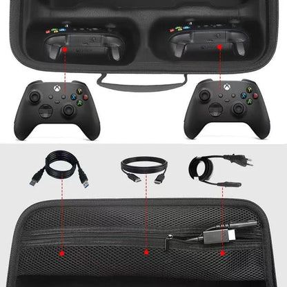 Hard Case Bag for Xbox Series S – Travel Storage Organizer for Console, Gamepad & Accessories