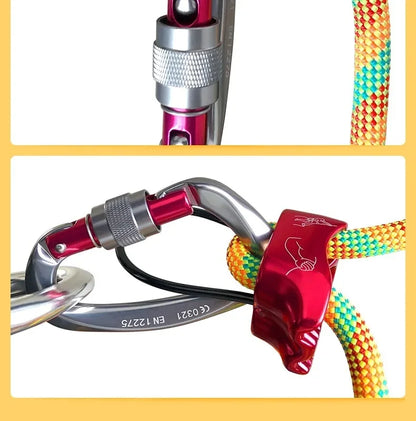 25kN Aluminum ATC Descender – Rock Climbing & Mountaineering Rigging Gear for Indoor/Outdoor Use