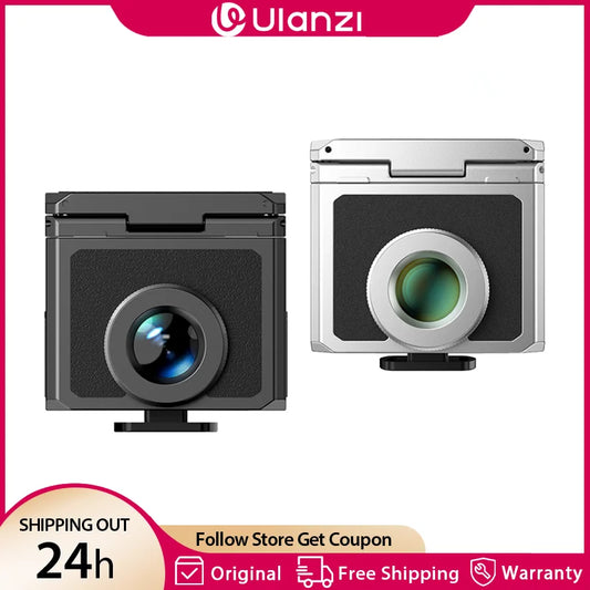 Ulanzi VF01 Waist-Level Optical Viewfinder – 28mm Focal Length Cold Shoe Viewfinder with 35mm/50mm Framelines for Canon, Sony & Nikon Cameras