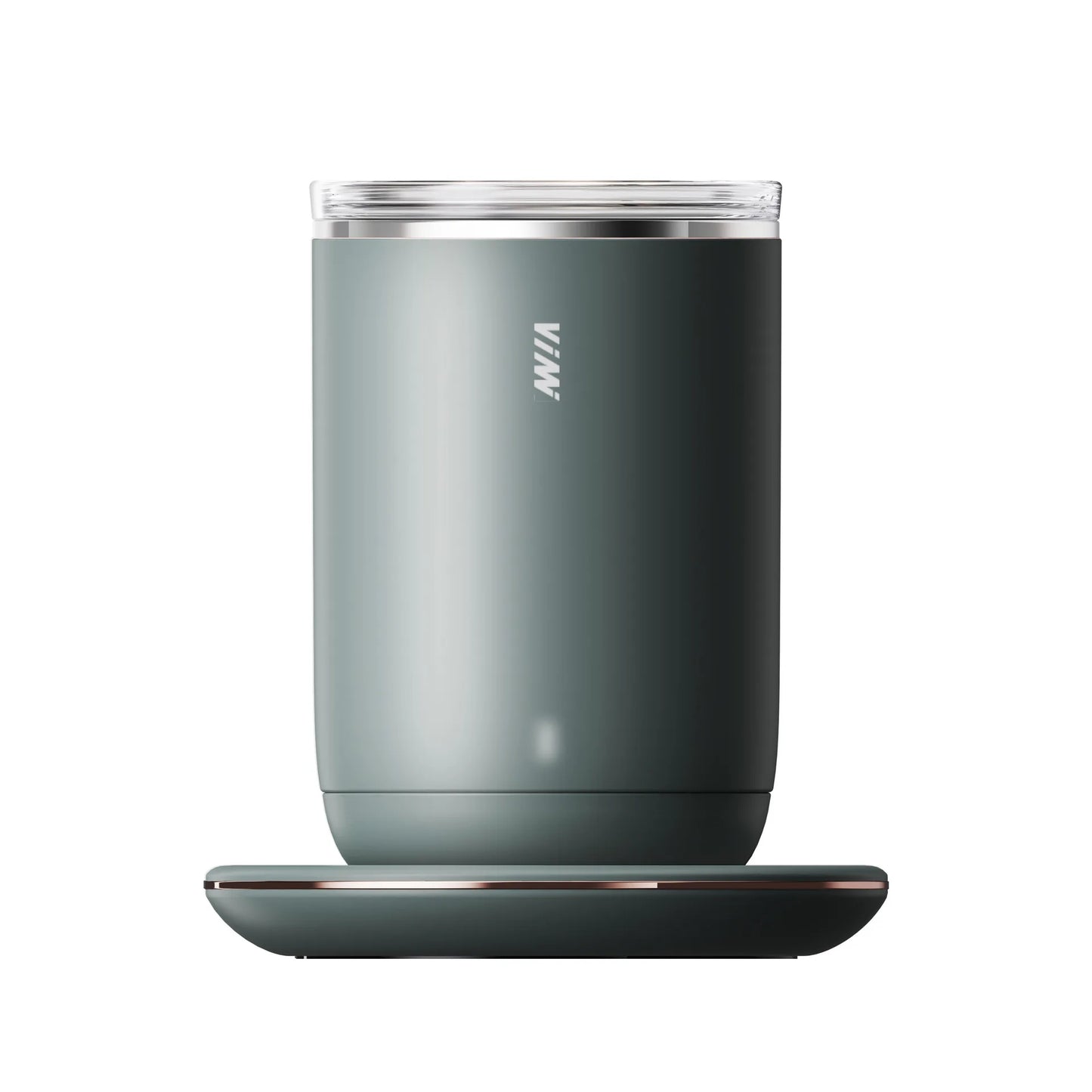 55°C Electric Self-Stirring Mug Heater – Stainless Steel USB Smart Coffee Milk Mixing Cup, Double Wall Insulated Travel Mug