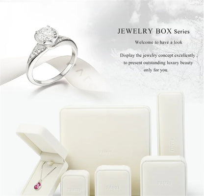 Oirlv Velvet Jewelry Box – Classic Ring, Earring & Necklace Case for Wedding Gift & Display
