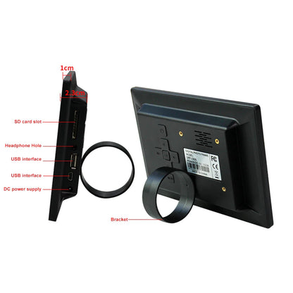 7 Inch HD Digital Photo Frame – 800x480 LED Smart Electronic Photo Album | LCD Display, MP3/MP4 Music Player, Remote Control Digital Picture Frame