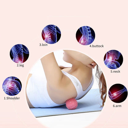 Massage Ball Fascia Muscle Relaxation – Yoga Fitness, Shoulder, Neck & Foot Massage for Meridian Relief