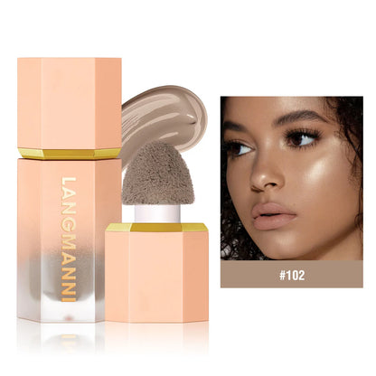 Three-Color Liquid Contouring Cream - Enhance Facial Contour for a Sculpted Look