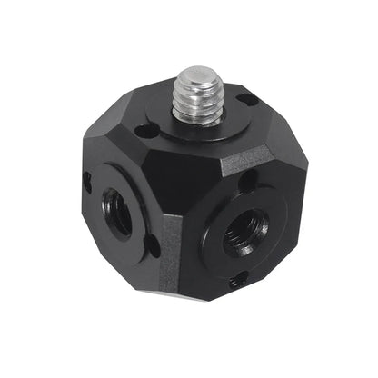 Universal Tripod Mount Adapter - Magic Arm Cubic Mount for Flash Vlog Video Light Microphone Extension Accessories
