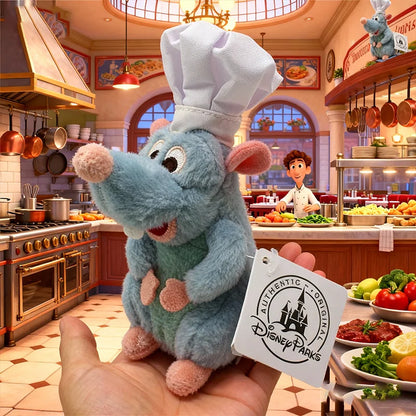 Ratatouille Chef Remy Plush Doll – Kawaii Magnetic Shoulder Toy, Creative Birthday Gift