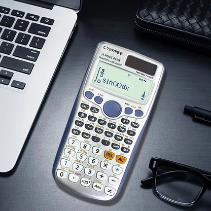 FX-991ES PLUS Scientific Calculator – 417 Functions Original Model for High School & University Students, Coin Battery Office Calculator