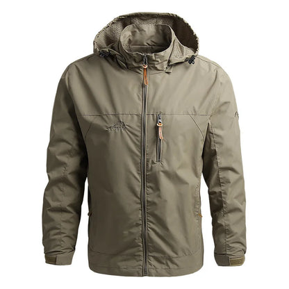 Men's Autumn Windbreaker Jacket – Oversized Windshield Coat for Spring & Outdoor Work Wear