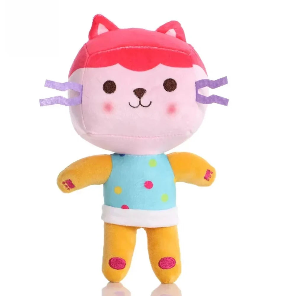 Gabby Dollhouse Mercat Plush Toy – Smiling Cat Stuffed Animal for Kids Birthday Gifts