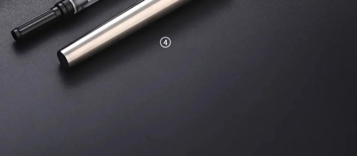 Jinhao 35 Fountain Pen — All-Steel Luxury EF/F Nib for Calligraphy, Writing, Office & School Supplies