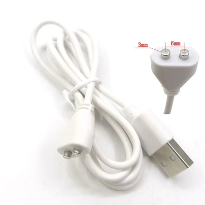 2-Pin 8mm Magnetic Charging Cable Connector – Universal Replacement Adapter for Beauty Instruments & Smart Devices, Single Piece