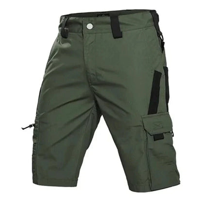 Men’s Camouflage Cargo Shorts - Quick Dry Outdoor Military Hiking Pants with Multiple Pockets