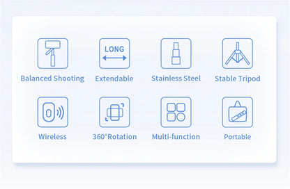 MEUYAG Selfie Stick Tripod – 1708mm Monopod with Fill Light, Bluetooth Remote, 360° Rotation & 1/4” Interface for Mobile Phones