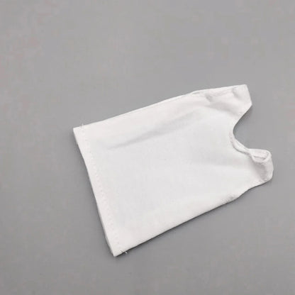 1/6 Scale Black T-Shirt for 12" (30cm) Action Figures — Male & Female DIY Model Accessories