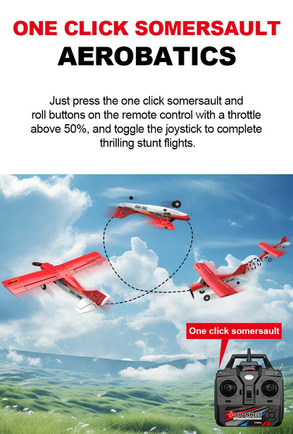 Qidi560 Moore M7 Off-Road RC Plane – 4CH Brushless Fixed-Wing Aircraft, EPP Foam, Remote Control Airplane Toy